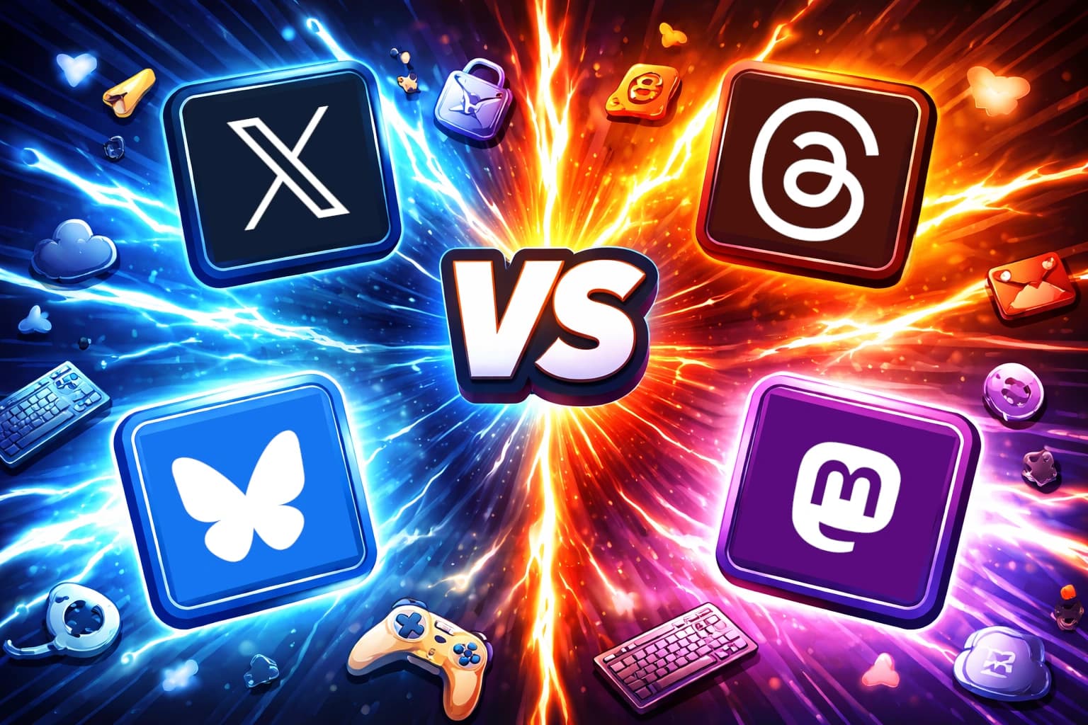 Finding the right social media platform as a game developer: X, Threads, Bluesky or Mastodon