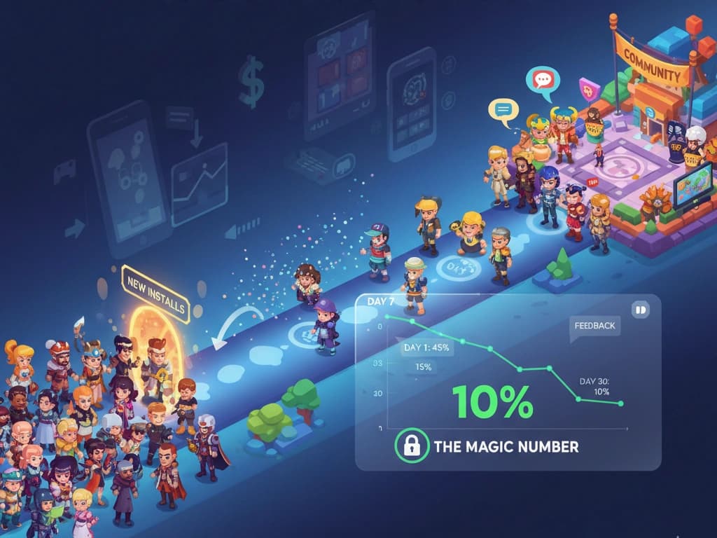 Player retention and game retention: What the 2026 numbers say