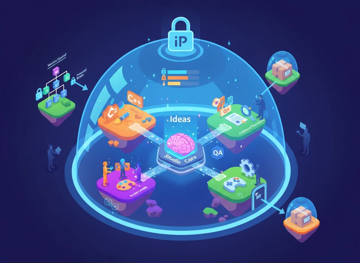 Protecting your game IP while working with other teams