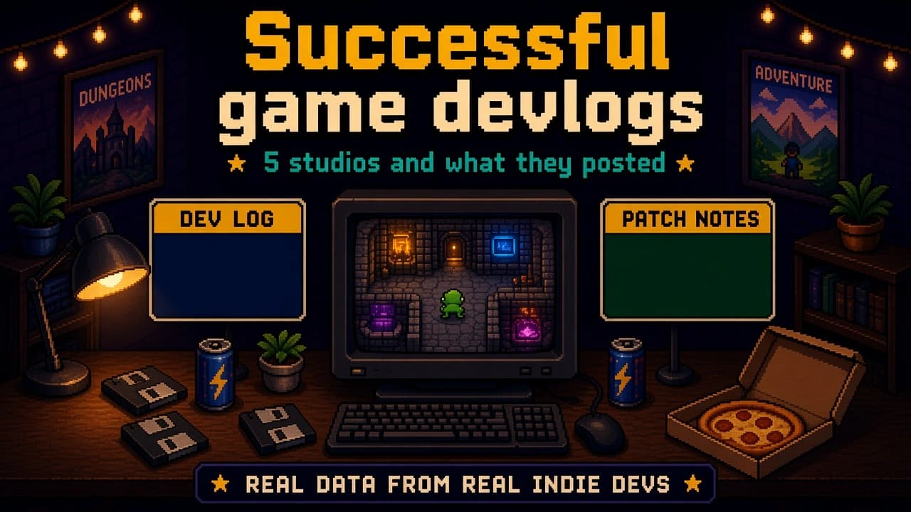Successful game devlogs: 5 studios and what they posted