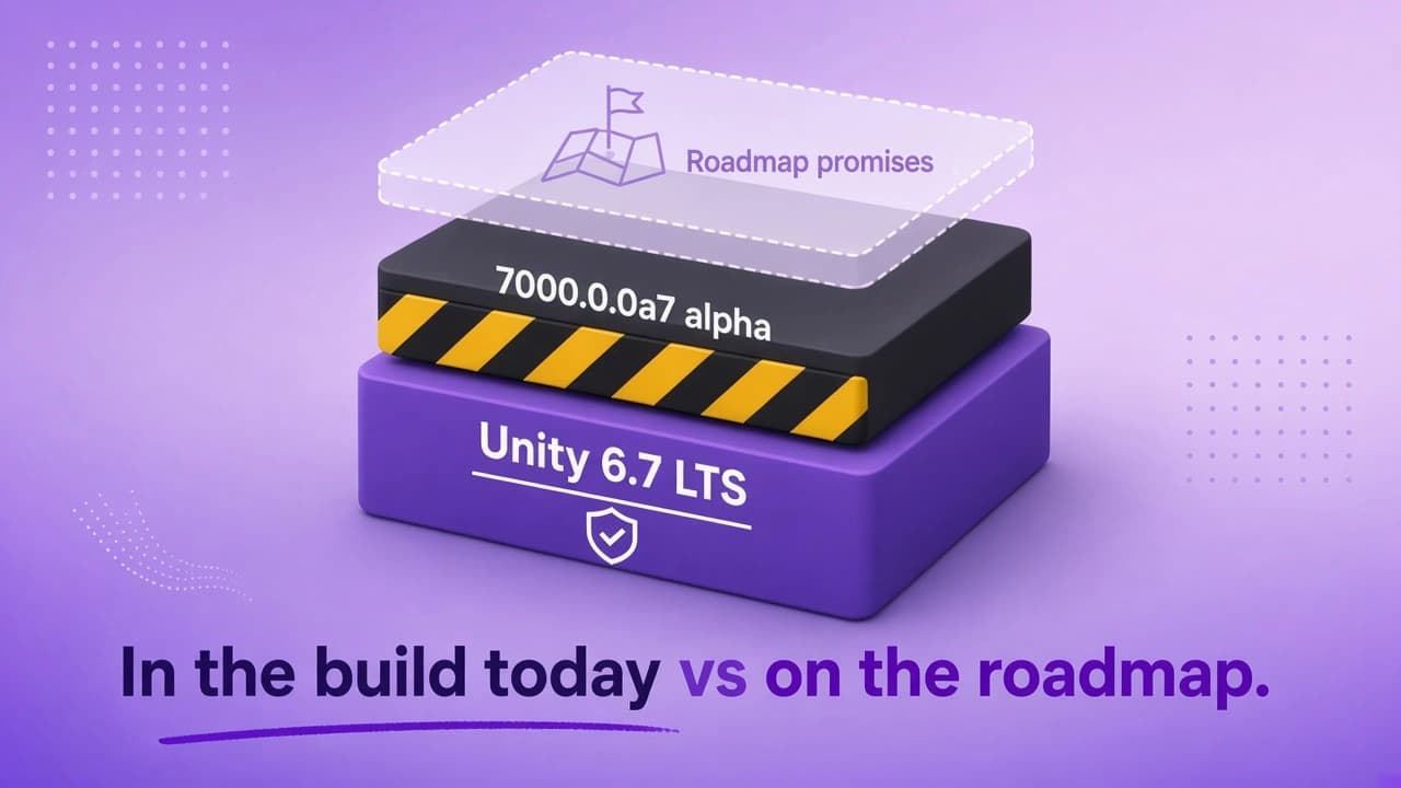 Unity 7 alpha vs Unity 6. What changed for game developers?